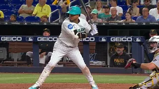 Luis Arraez Slow Motion Home Run Baseball Swing Hitting Mechanics Instruction Video Tips