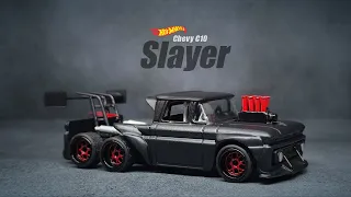 Hot Wheels Custom Chevy C10 Slayer by Tolle Garage