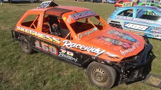 1300 Saloon Stockcars Heat 2 Skegness Raceway 13/08/22.