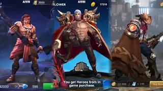 Mobile Legends VS Heroes Arena VS Arena of Valor side by side comparison Lol