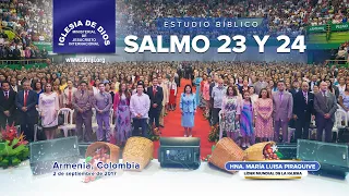 Estudio bíblico: Salmo 23 y 24, Hna. María Luisa Piraquive,  Armenia-Colombia, 02 sept 2017, IDMJI