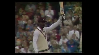 SIR GORDON GREENIDGE 223 ENGLAND v WEST INDIES 4th TEST MATCH OLD TRAFFORD JULY 26 & 27 1984