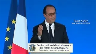 Hollande: "Le terrorisme ne nous fracturera pas"