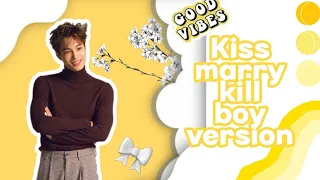 [KPOP GAME] KISS MARRY KILL | BOYS IDOLS EDITION