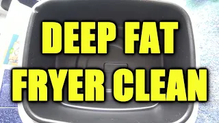 Tower deep fat fryer clean