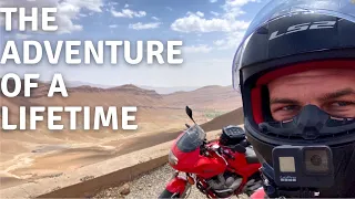 From Germany to Morocco on a 500 Euro Motorcycle