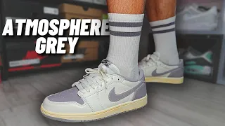 SLEPT ON? Jordan 1 Low "Atmosphere Grey" On Feet Review