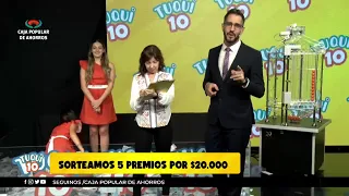 Sorteo del Tuqui 10 del 09 de Abril del 2023