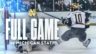 FULL GAME | Notre Dame Hockey vs No. 8 Michigan State (2.2.24)