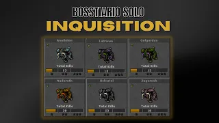 TIBIA - BOSSTIARIO NA PRÁTICA [SOLO INQUISITION]