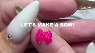 How to use 3D silicone molds tutorial | gel nail tutorial | Nail art roses, cherry blossoms & bows |
