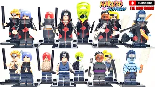 Naruto Lego Akatsuki Member Minifigures by WM Blocks, Unofficial ||Pain,Itachi,Kisame,Madara,Deidara