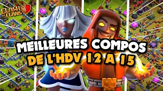 LES MEILLEURES COMPOSITIONS POUR L’HOTEL DE VILLE DE NIVEAU 12 A 15 SUR CLASH OF CLANS !