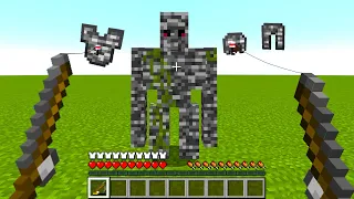 How get ALL ARMOR Bedrock Golem without killing it?