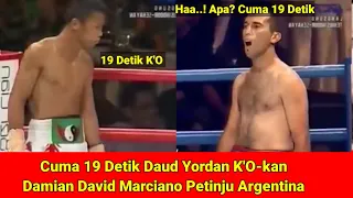 K'O Cepat! Hanya 19 Detik Daud Yordan Tumbangkan Lawannya Dari Argentina