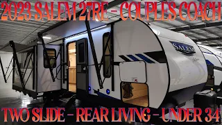 2023 Salem 27RE Rear Living Room Trailer by Forestriver RVs at Couchs RV Nation a RV Review Tour