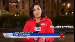 Telemundo Reporter Gets Punched In The Face On Live TV