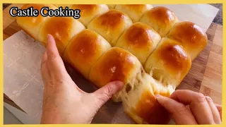 Soft Dinner Rolls / Tangzhong Bread / Great for Holiday Dinner / Roux 모닝빵 / 탕종 모닝빵