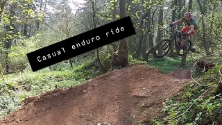 Casual enduro ride