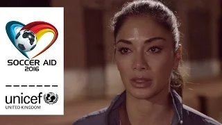 Soccer Aid - Nicole Scherzinger meets George in Kenya