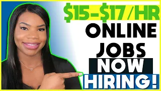 ✅ *APPLY FAST!!* $15-$17/hr Work-From-Home Jobs! Entry Level + NO Weekends Required!