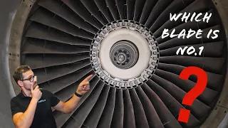 How to indentified blade No.1 on A320 CFM-56 5B Engine