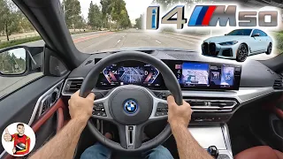 The 2022 BMW i4 M50 is a Blazing Fast, but Half-Baked EV (POV Drive Review)