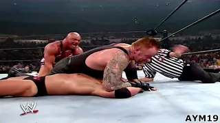 The Rock vs The Undertaker vs Kurt Angle Vengence 2002 Highlights