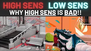 LOW vs HIGH SENSITIVITY Valorant - The PERFECT Sensitivity Guide!!