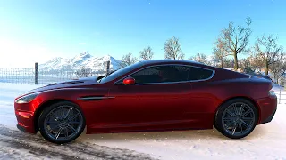 Forza Horizon 4 - Aston Martin DBS 2008 (James Bond) - winter season | Gameplay