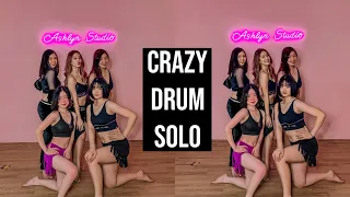 Crazy Drum Solo DARBUKA "MOOMBAH" - Jonathan Benelli [Belly Dance cover] ft. Ashlyn Tang