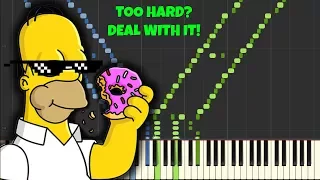 The Simpsons Theme [INSANE Piano Tutorial] (Synthesia)