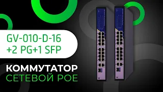 Обзор на Коммутатор сетевой POEGV-010-D-16+2 PG+1 SFP (11693)