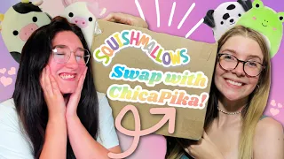 Surprise Squishmallow Trade with ChicaPika! | Squishmallow Hunting & Unboxing!