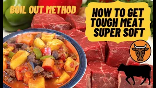 How To Make Beef Soft & Tender | Tough Stewing Meat Made Soft