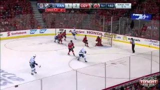 Vancouver Canucks @ Calgary Flames WCQF Game 3 Highlights