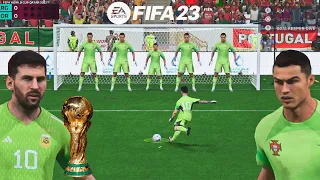 GOALKEEPER MESSI V GOALKEEPER RONALDO FIFA 23 WORLD CUP FINAL PENALTY SHOOTOUT ARGENTINA VS PORTUGAL