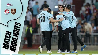 Highlights: Surrey triumph against Lancashire to book place at Finals Day