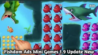 Fishdom Ads Mini Games 1.9 Update New | Hungry Fish New level Trailer video Help The Fish Save
