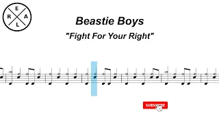 Fight For Your Right  - Beastie Boys Drumscore