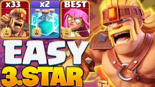 NEW Super Barbarian With Super Archer Attack Th15 - Best Th15 Attack Strategy in COC