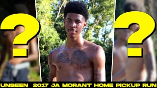 Ja Morant 2017 FULL Home Pickup session & 3 Point Shootout with his Dad