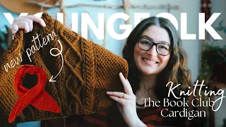 YoungFolk Knits Podcast: Knitting the Book Club Cardigan | Pohjola Pullover | Party Line Scarf