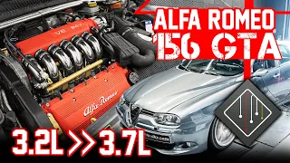 Alfa Romeo 156 GTA auf 3.7l Hubraum | Softwareabstimmung | Dyno - 100-200 | mcchip-dkr