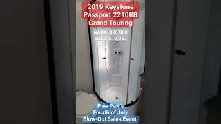 2019 Keystone Passport 2210RB Grand Touring