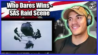 US Marine reacts to The Final Option - SAS Raid Scene (Who Dares Wins)