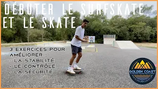 3 exercices pour debuter en surfskate et en skate