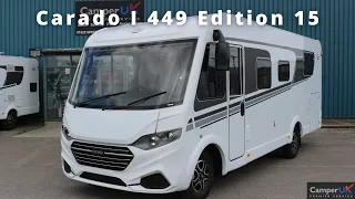 Carado I 449 Edition 15 Motorhome For Sale at Camper UK