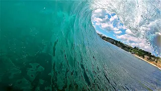 Room With A View At Uncrowded Bingin - Surfing Bali (POV & RAW LAND FOOTAGE)