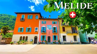 Melide is a sleepy Swiss village on Lake Lugano 🇨🇭 Relaxing afternoon walk!